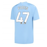 Koszulka piłkarska Manchester City Phil Foden #47 Strój Domowy 2023-24 tanio Krótki Rękaw